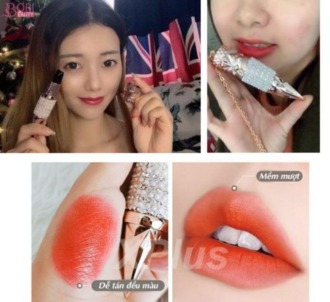 Chất son siêu lì, bám màu tốt suốt 7-8 giờ.