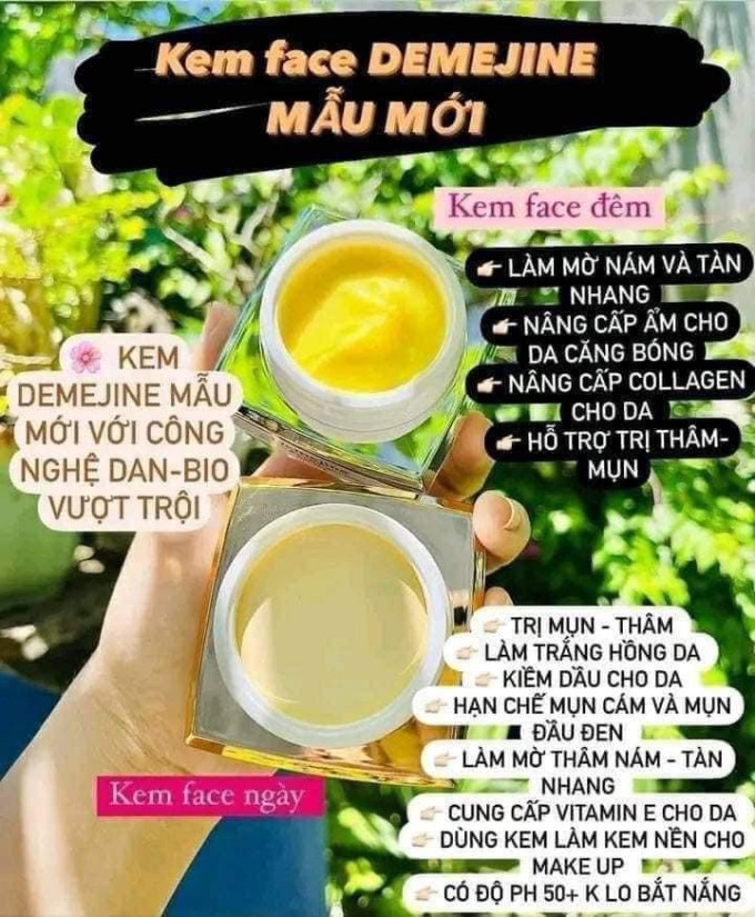 Combo kem ngày đêm cứu tinh của làn da nám và mụn
