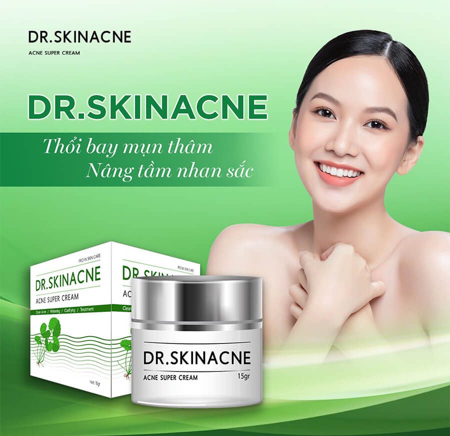 Kem Trị Mụn Rau Má Dr.Skinacne