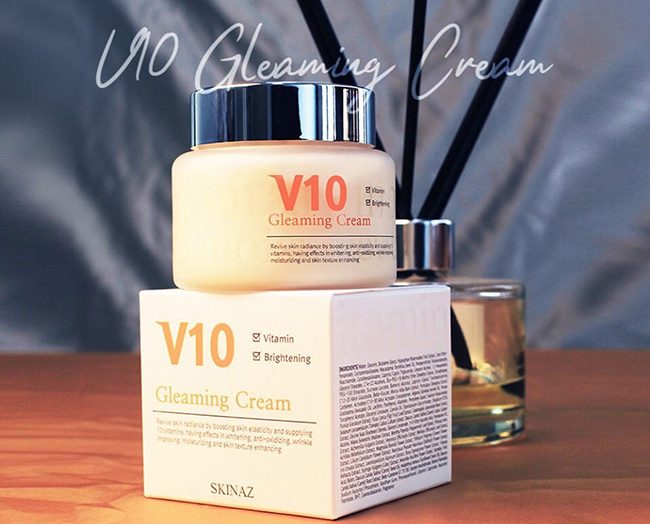 Kem V10 Skinaz Hàn Quốc Gleaming Cream