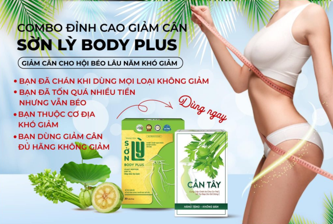 Công dụng giảm cân sờn lỳ plus
