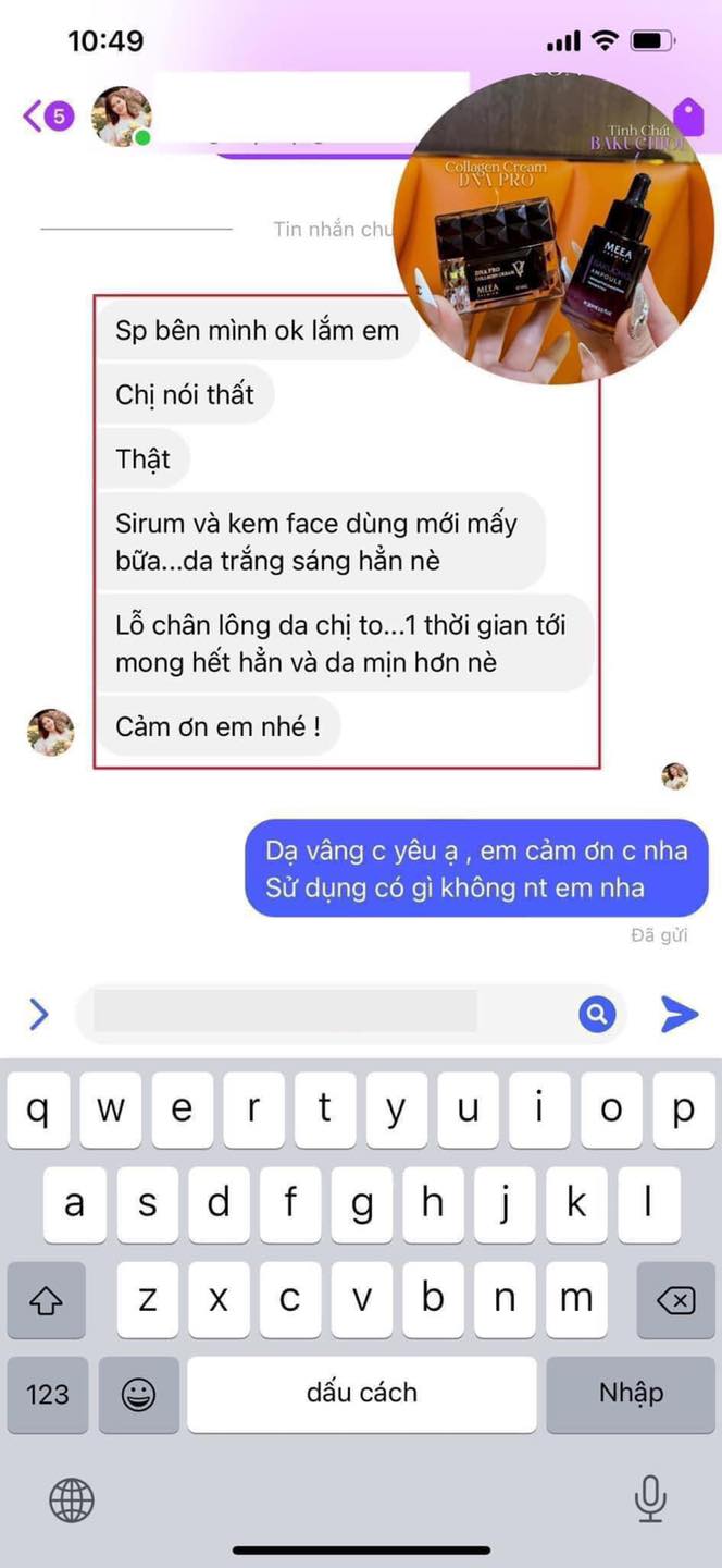 Khách phản hồi kem cá hồi v2 dưỡng trắng siêu đỉnh