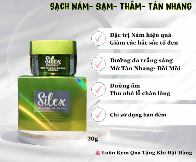 Công dụng Kem Silex Tảo Biển
