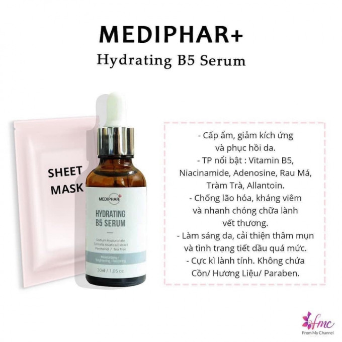 Công dụng Serum B5 Mediphar