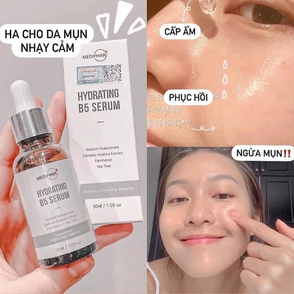 Serum B5 Mediphar - Cấp Ẩm, Phục Hồi Da