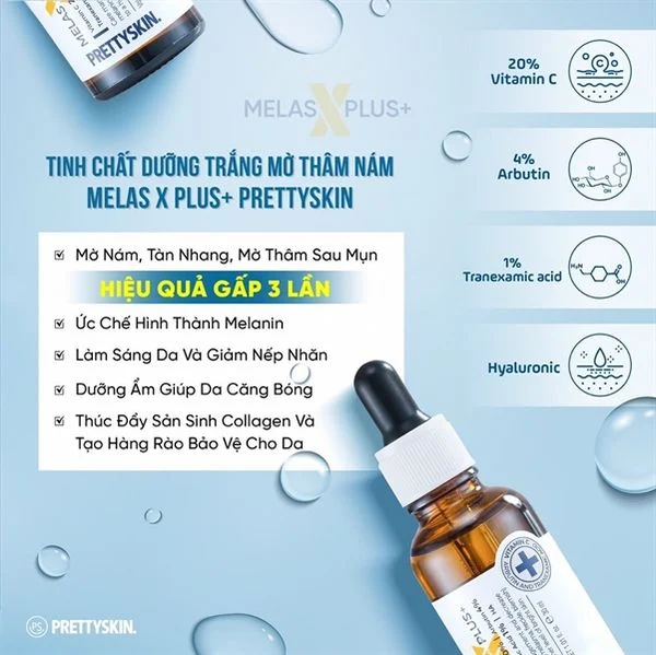 Công dụng Serum Melas Plus