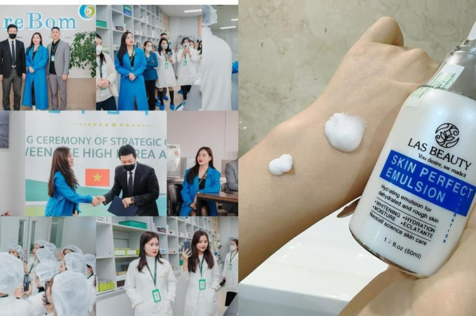 Quy trình sản xuất sữa dưỡng rong nho hiện đại tiên tiến