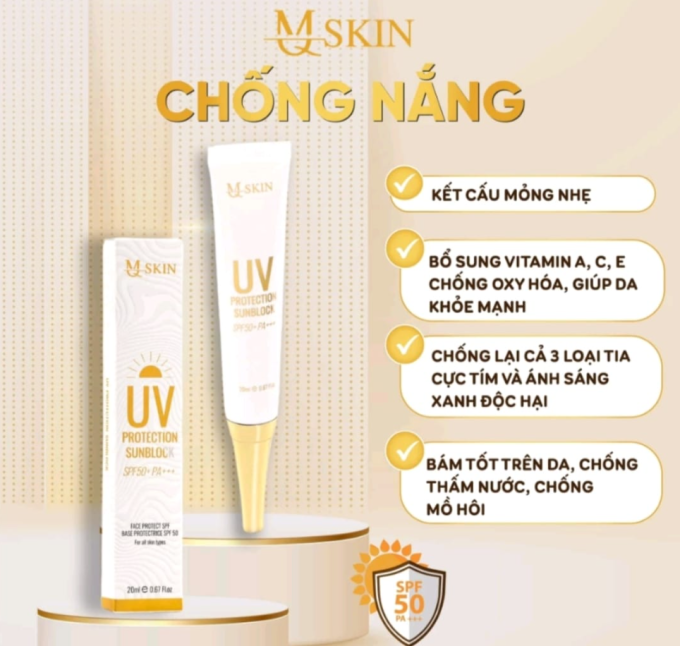 Công dụng Kem Chống Nắng