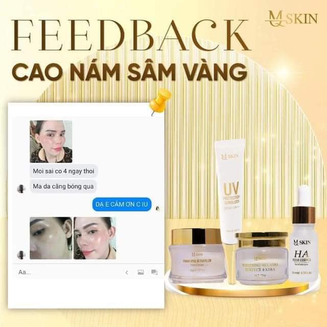  tạo da sâm vàng mq skin- tin nhắn của khách hàng