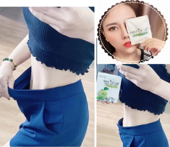 Trà Táo Xanh Giảm Cân Adela mang lại vòng eo săn chắc