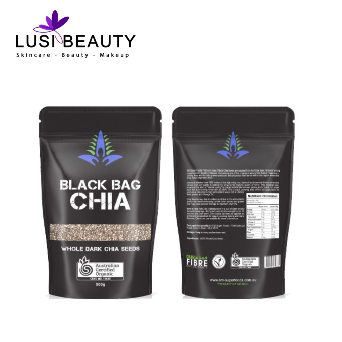 Hạt Chia Đen Úc Black Bag Chia – Bảo Vệ Sức Khỏe