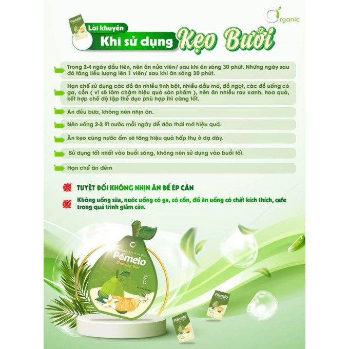 Kẹo được làm từ các thành phần hoàn toàn tự nhiên