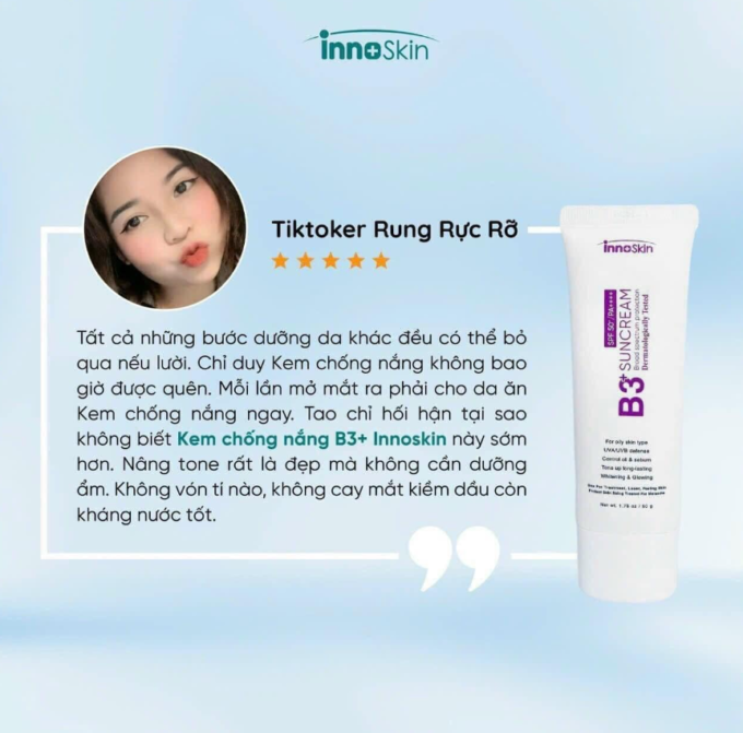 Những tiktoker cũng tin dùng sản phẩm