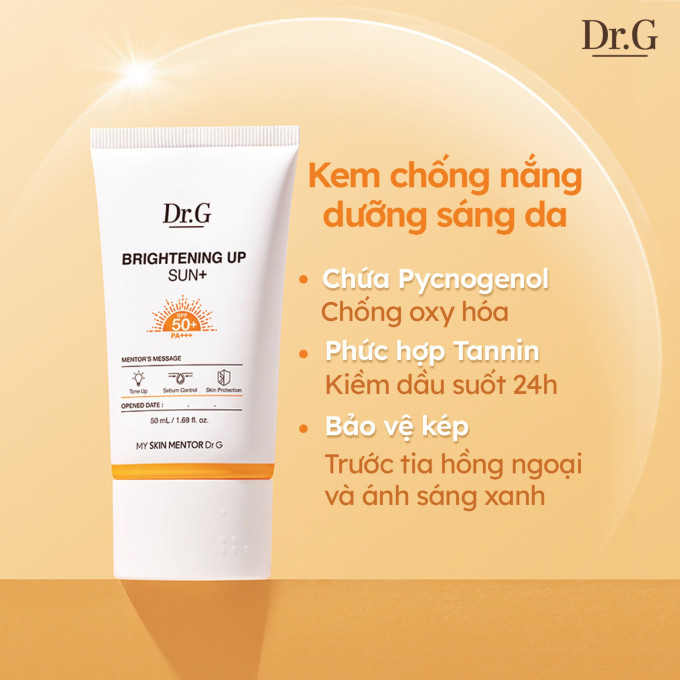 Kem Chống Nắng Dr G màu cam