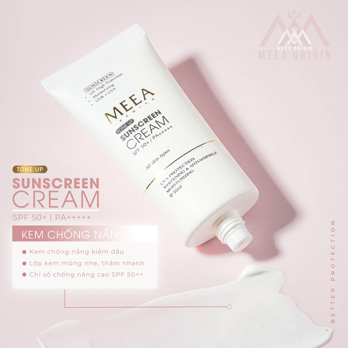 Công dụng Kem Chống Nắng Meea