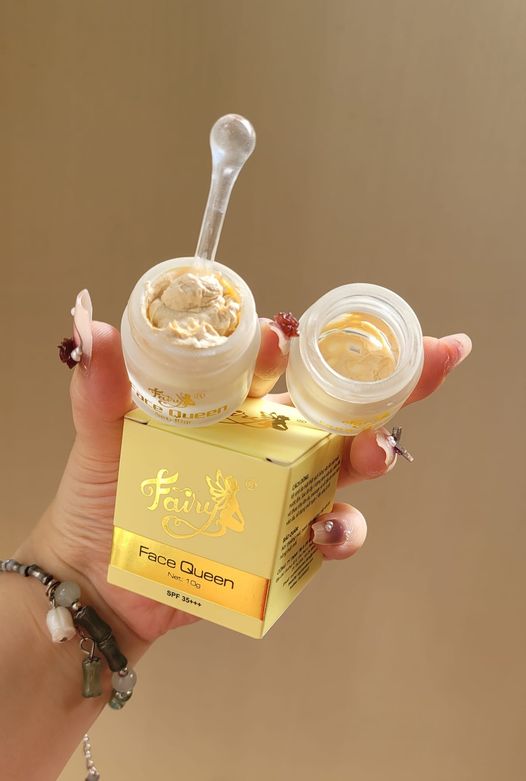 Kem Face Queen Fairy chất kem mền mịn thẩm thấu nhanh và không bết rít