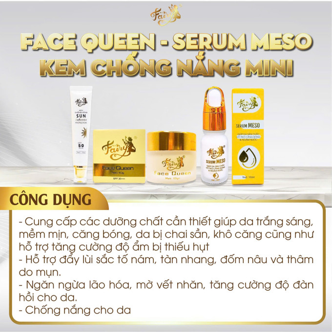 Combo dưỡng trắng da, dưỡng ẩm, tái da da siêu đỉnh