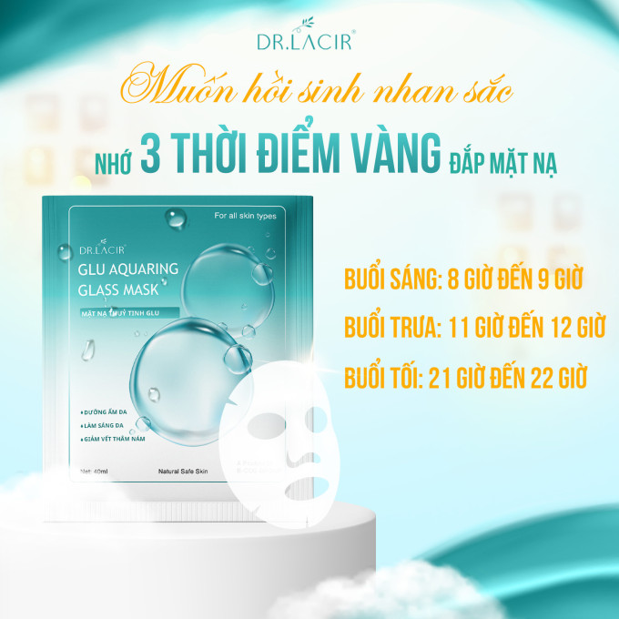 Hướng dẫn đắp Mặt Nạ Thuỷ Tinh Dr Lacir hiệu quả nhất