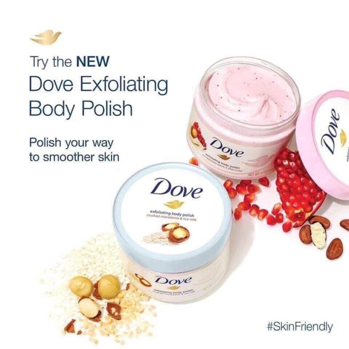Tẩy Tế Bào Chết Dove Exfoliating Body Polish - Top 1 Sản Phẩm Bán Chạy