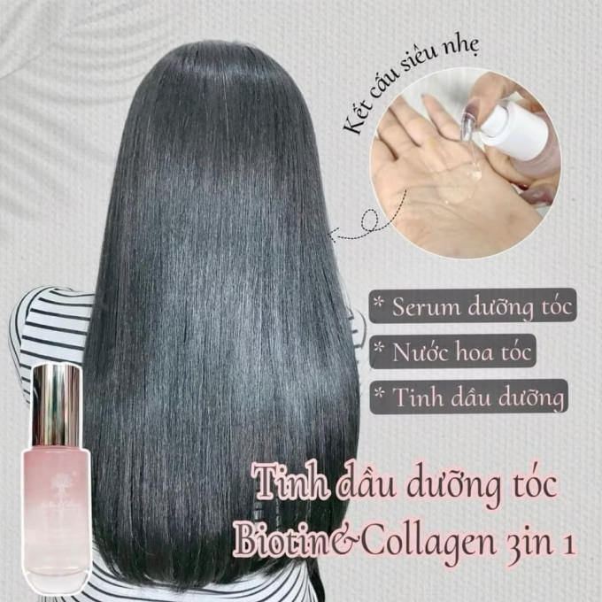 Tinh Dầu Dưỡng Tóc Voudioty Biotin & Collagen Pasiori Hair Oil