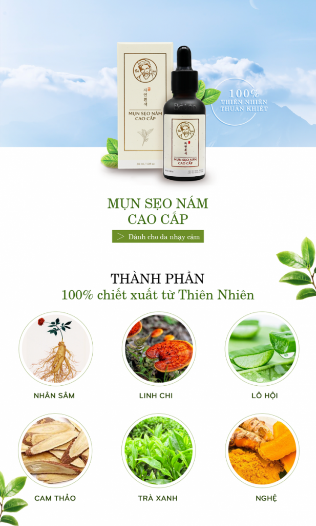 Thành phần Trị Mụn Bà Lão