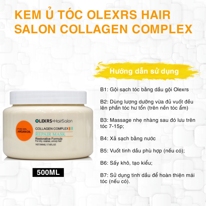Hướng dẫn sử dụng Ủ Tóc Olexrs đạt hiệu quả tốt nhất