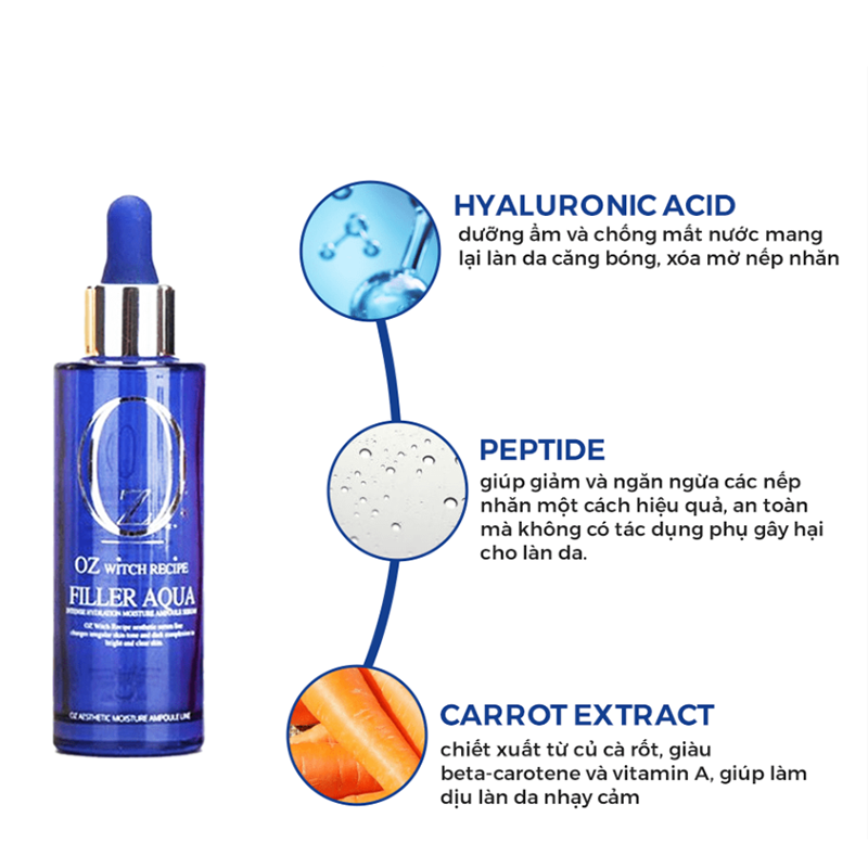 Thành phần Tinh Chất Serum Cấp Nước Serum Filler Aqua