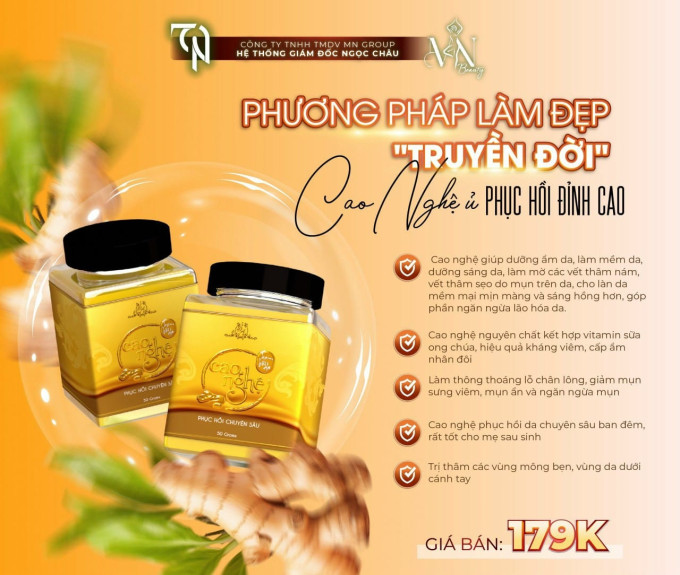 Công dụng Cao Nghệ Đông Anh
