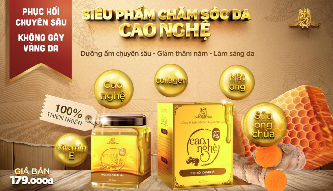 Sản phẩm Cao Nghệ Collagen X3 Đông Anh kết hợp từ các thành phần thiên nhiên giàu dưỡng chất