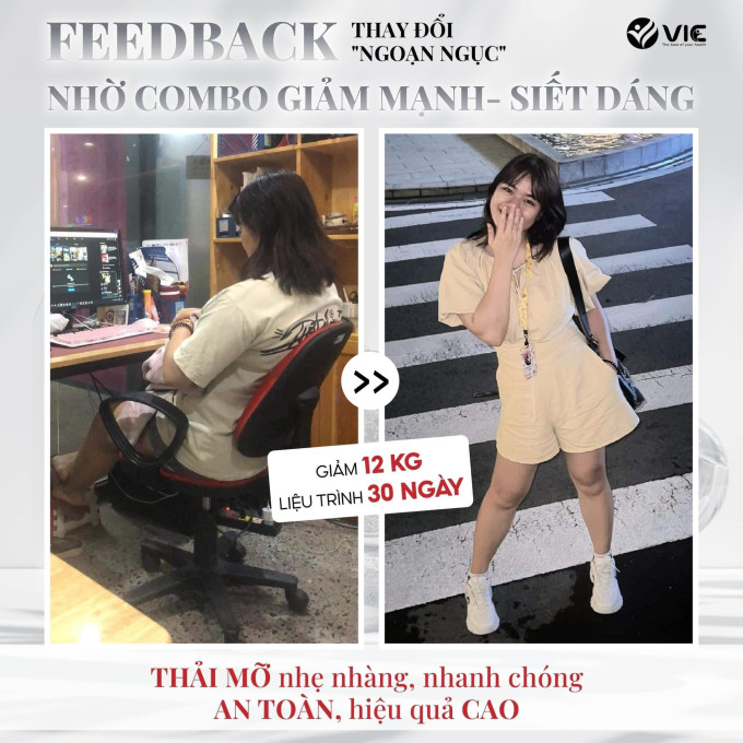 trước và sau khi sử dụng