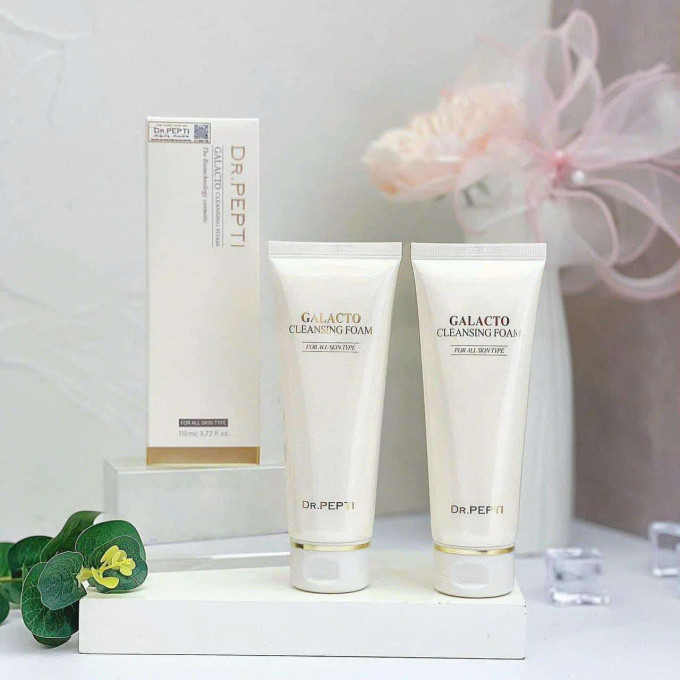Sữa Rửa Mặt Dr Pepti Galacto Cleansing Foam