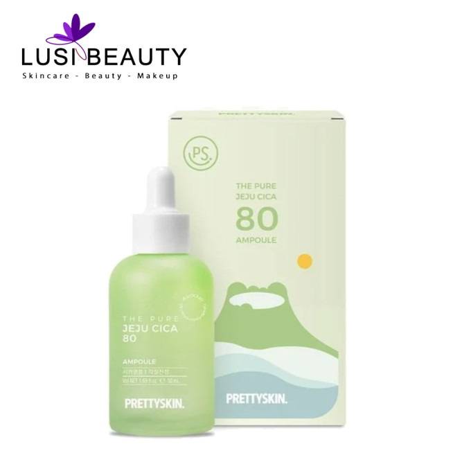 Serum Rau Má Prettyskin The Pure JeJu Cica 80 Ampoule
