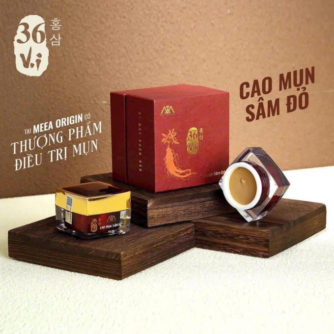 Cao Mụn Sâm Đỏ 36 Vị MEEA Organic - Trị Mụn Siêu Đỉnh