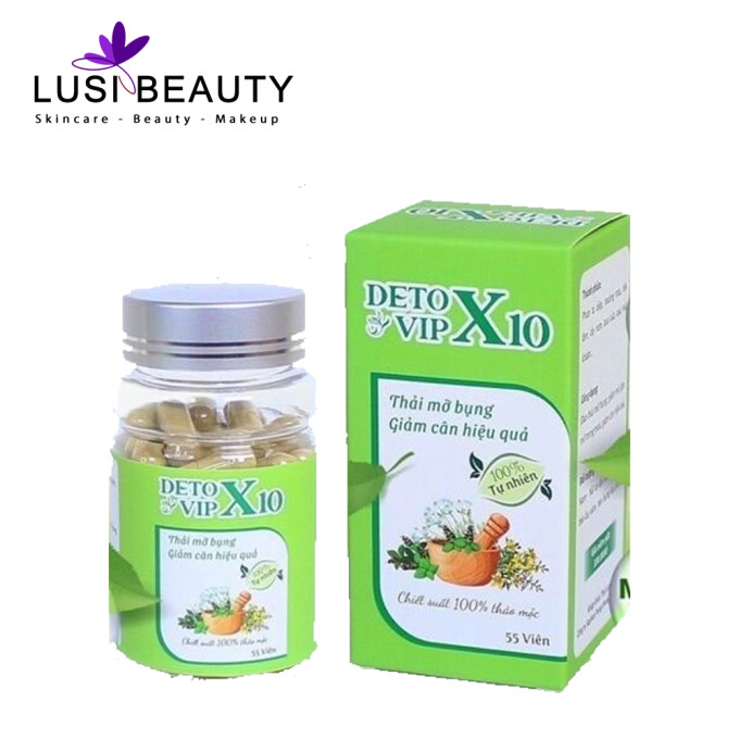 Detox Vip X10 – Giảm Cân Nhanh, An Toàn, Hiệu Quả