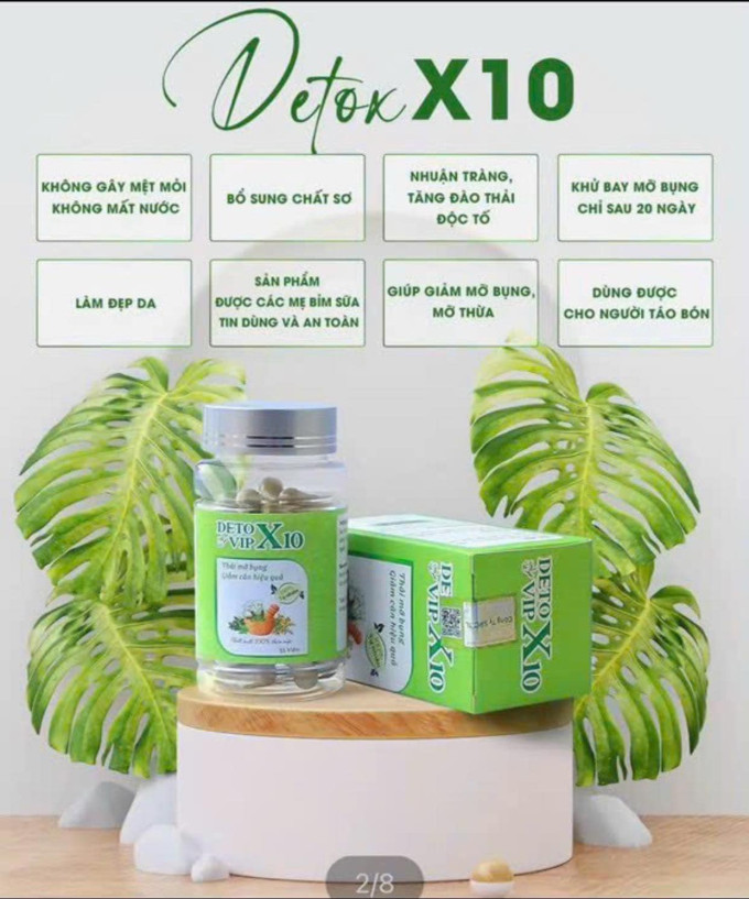 Công dụng Detox Vip X10
