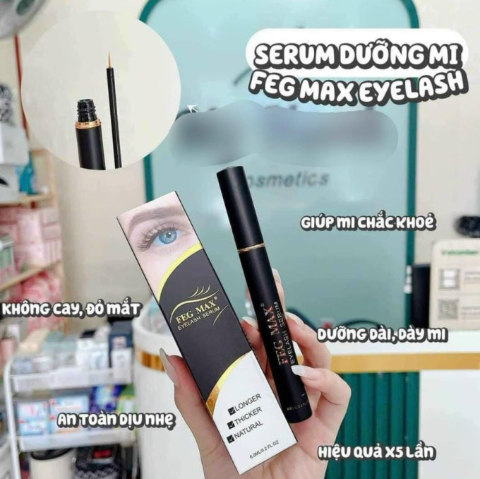 công dụng Dưỡng Mi Feg Max -Mi Dài, Dày Ngày Đêm 6ml