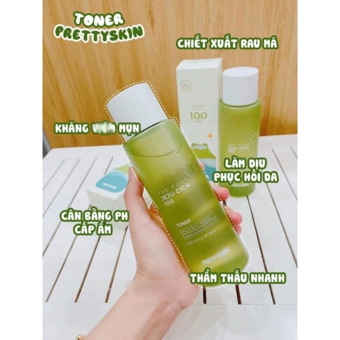 Công dụng Toner Rau Má Pretty Skin