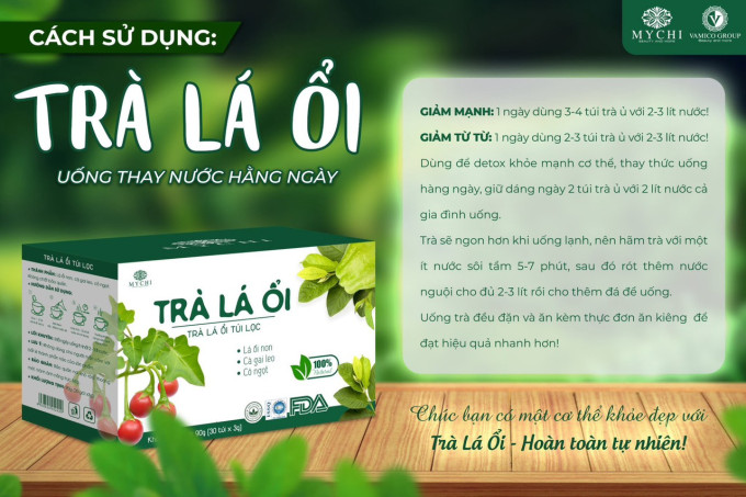 Hướng dẫn sử dụng Trà Lá Ổi Mychi hiệu quả nhất