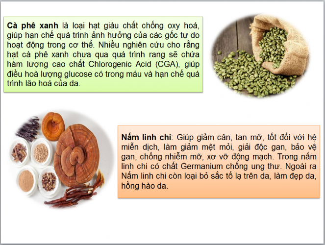 Thành phần nổi bật