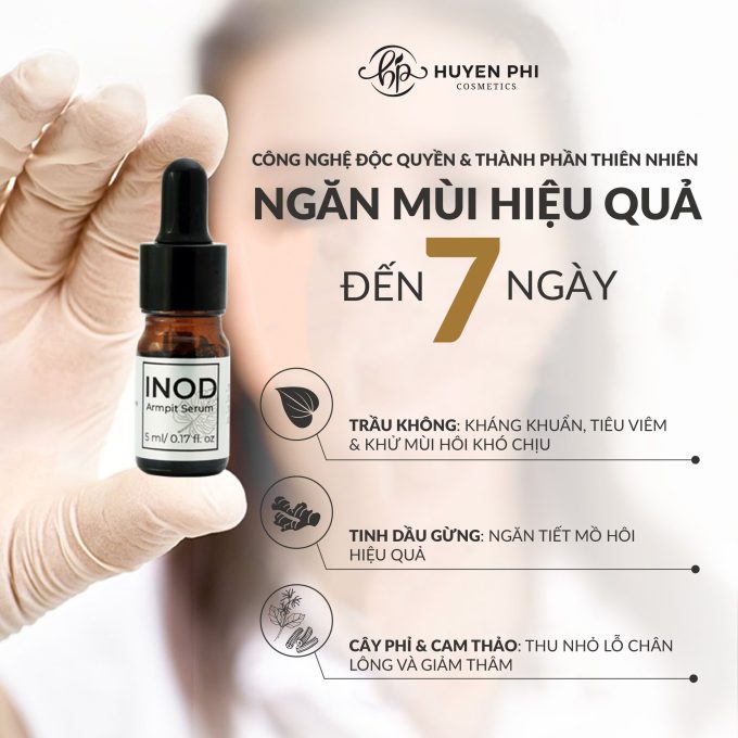 Công dụng của serum trị hôi nách INOD Huyền Phi