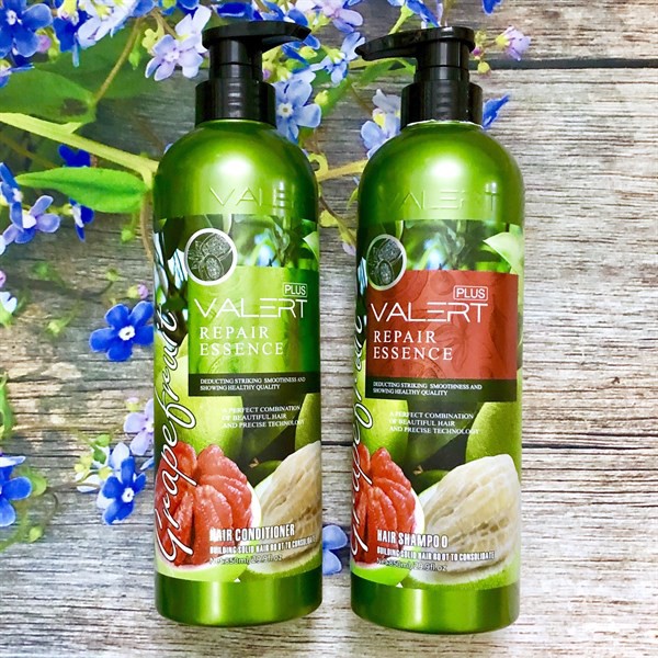 Dầu Gội Bưởi Valert 850ml – Combo Gội – Xả Giảm Rụng, Kích Mọc Tóc