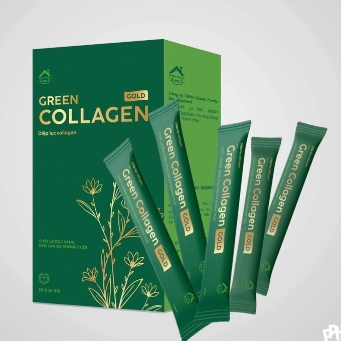 Diệp Lục Collagen Gold – Giúp Sáng Da, Đẹp Da, Cân Bằng Nội Tiết Tố