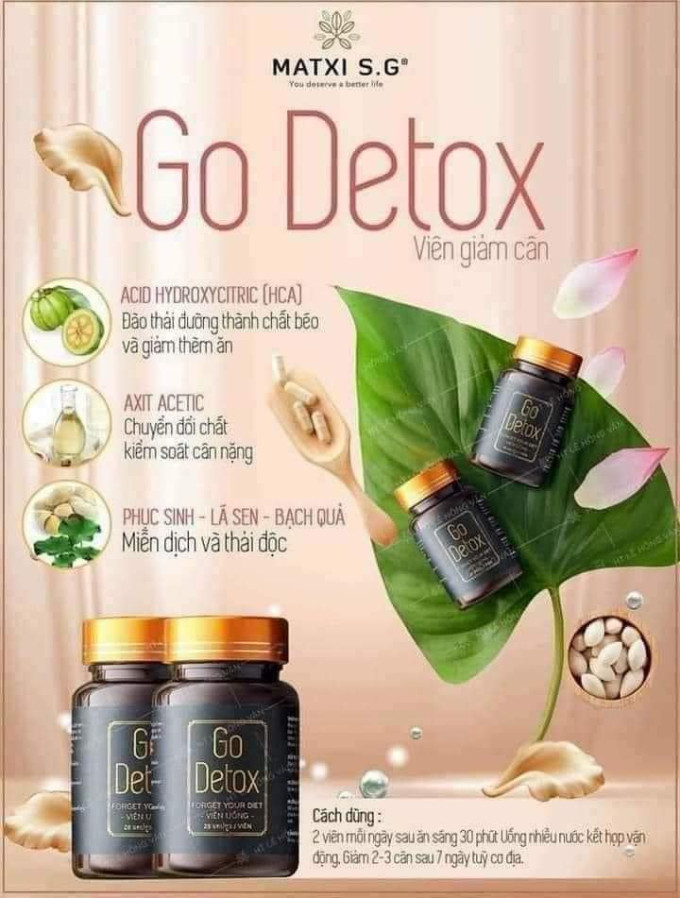 Thành phần chính trong Go Detox