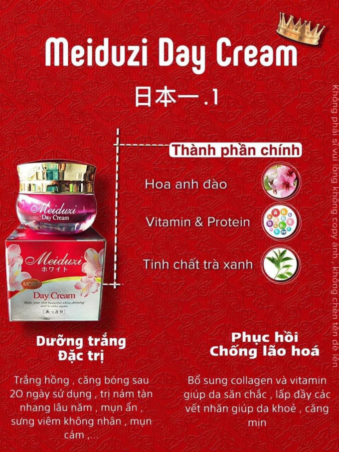 Meiduzi Day Cream – Kem dưỡng ban ngày
