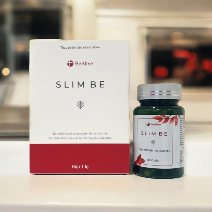 Thảo Mộc Giảm Cân Slim Be Cường Anh 30 Viên Mẫu Hộp Màu Đỏ