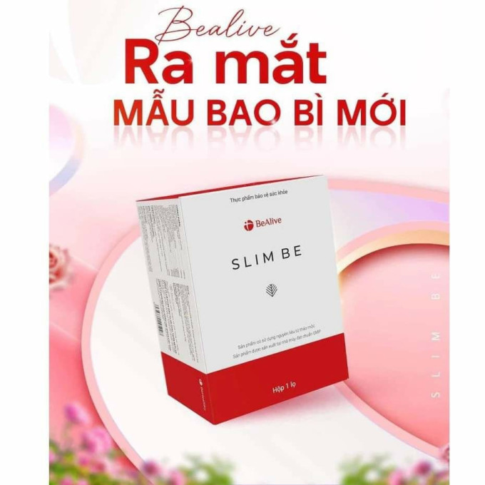 Thảo Mộc Giảm Cân Slim Be Cường Anh 30 Viên Mẫu Hộp Màu Đỏ
