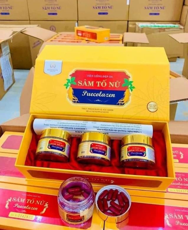 Viên Uống Sâm Tố Nữ Puecolazen Kohinoor 45 Viên Chính Hãng