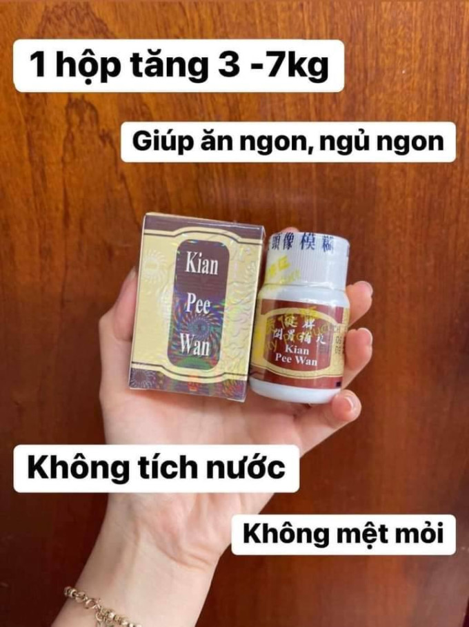 Kian Pee Wan – Viên uống tăng cân từ Malaysia được ưa chuộng nhất hiện nay
