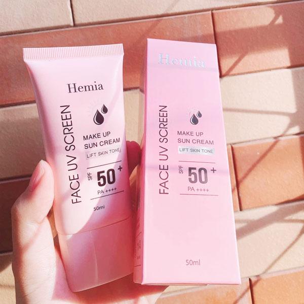 Kem chống nắng Hemia Make Up Sun Cream SPF 50+ PA++++