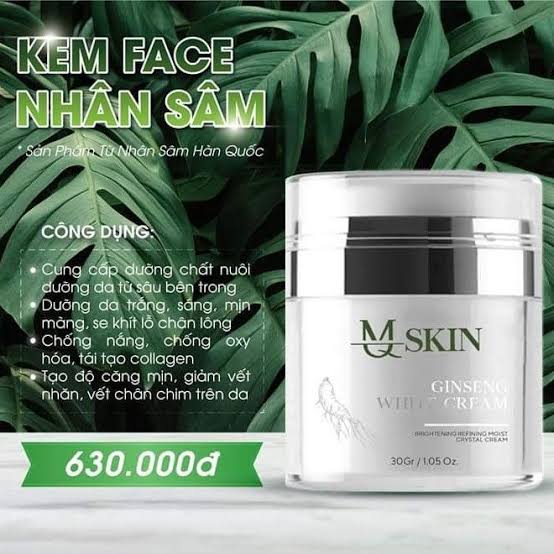 Công dụng của Kem Face MQ Skin